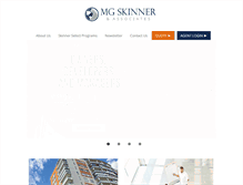 Tablet Screenshot of mgskinner.com